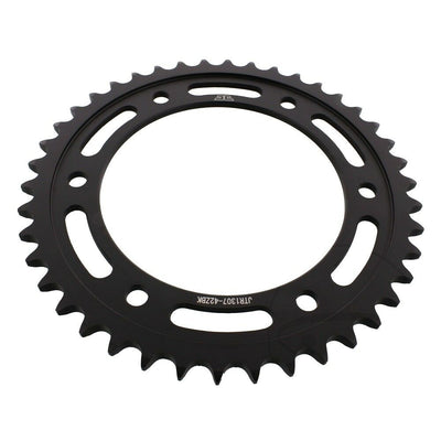 JTR1307 Black Edition Induction Hardened ZBK Motorcycle Sprocket 42 Teeth (JTR 1307.42)