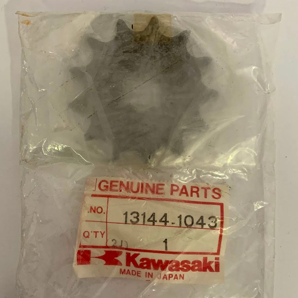 Kawasaki Genuine Front Sprocket 13144-1043 NOS 13 Teeth