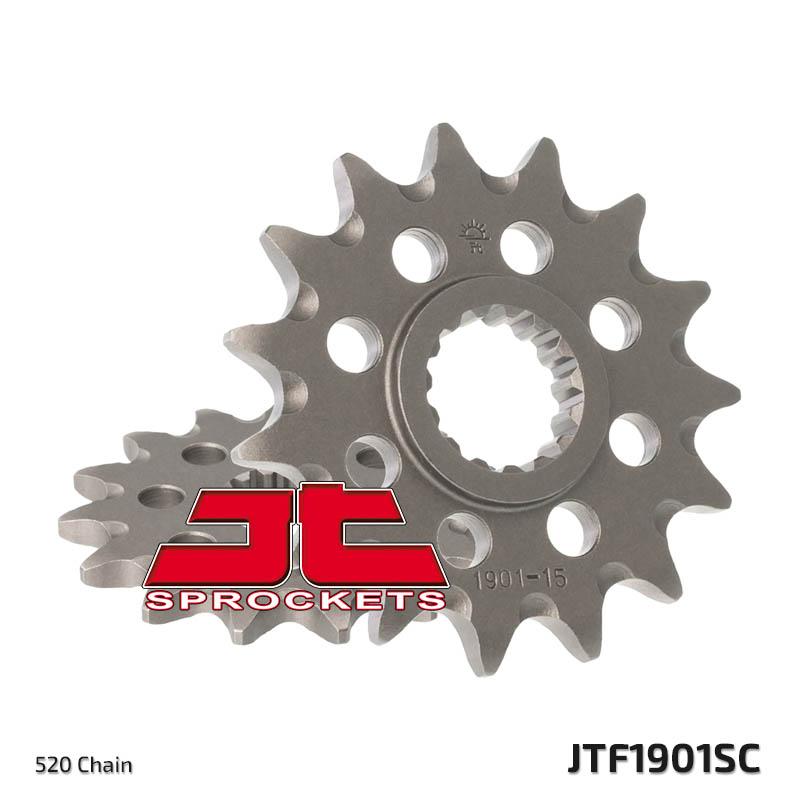 KTM 500 EXC 2013-2016 / EXC-F 2017-2018 JTF1901 Front Drive Motorcycle Sprocket Self Cleaning 14 Teeth (JTF 1901.14)