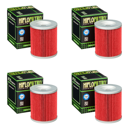 Bundle of 4 Hiflo Filtro HF585 Premium Oil Filters