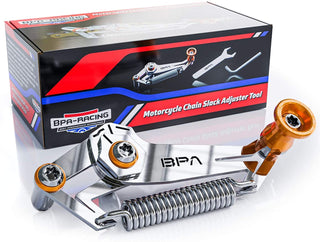BPA Racing Orange Motorcycle Chain Slack Adjuster Tool