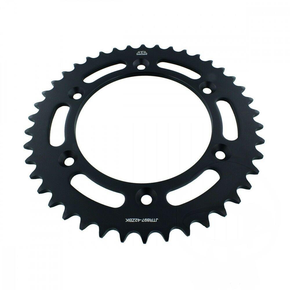 JTR897 Black Edition Induction Hardened ZBK Motorcycle Sprocket 50 Teeth (JTR 897.50)