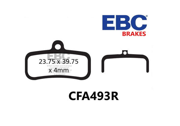 EBC R Series Sintered Brake Pads Set For Polaris RZR 800 (2008-2014) - Front (FA456R) & Rear (FA159R) - Semi-Metallic