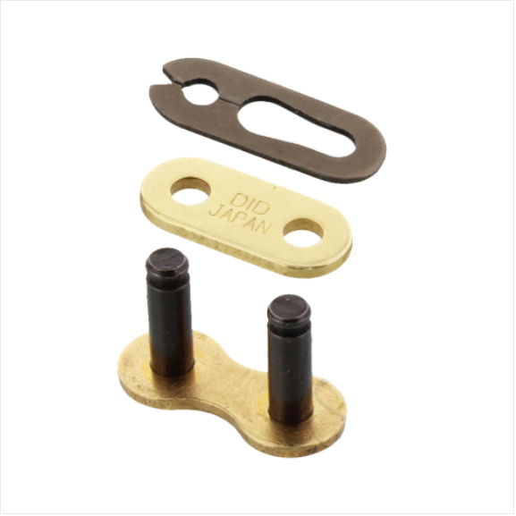 DID Drive Chain 420 D GB Gold Black Split Clip Spring Connecting Link