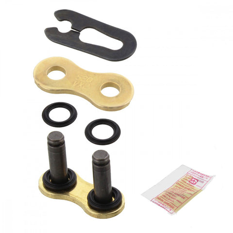 DID Gold X-Ring Drive Chain 520 VX2 GB Split Clip Spring Connecting Link