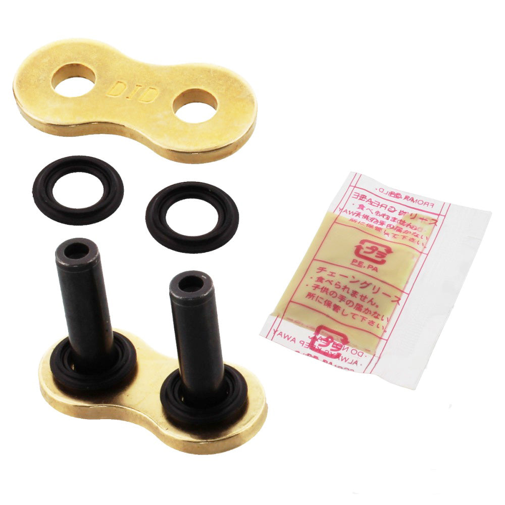 DID Gold X-Ring Drive Chain 525 ZVMX GG Rivet Connecting Link – Chains ...
