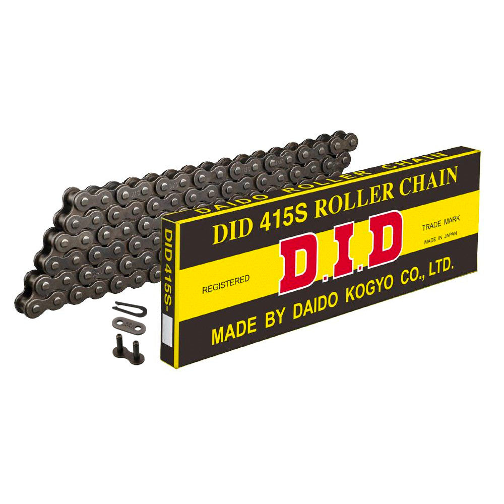DID Steel Heavy Duty Motorcycle Drive Chain 415 S 110 Links with Split Link