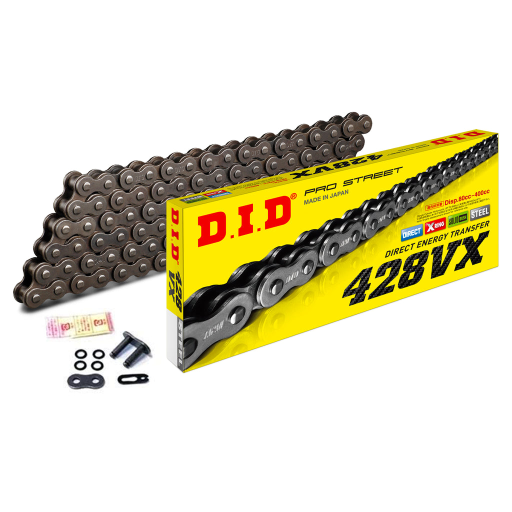 Motorcycle Chain DID X-Ring Steel 428 VX 128 (FJ)