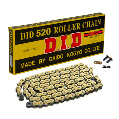 Motorcycle Chain DID Standard Roller Gold 520 DGB 112 (RJ)