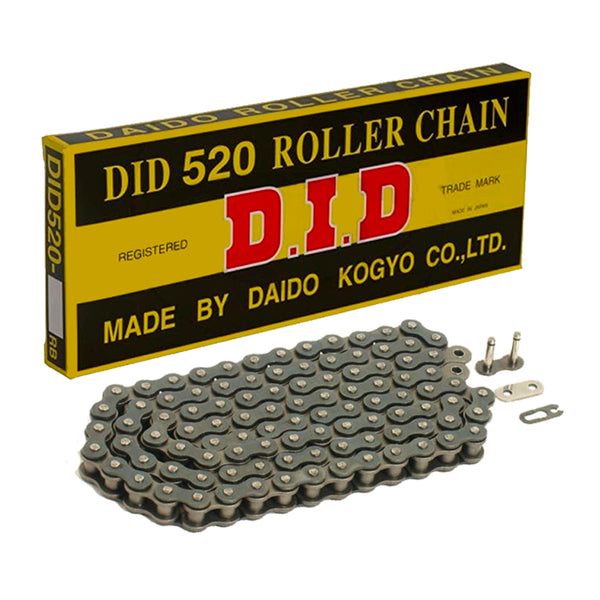Motorcycle Chain DID Standard Roller Steel 520 D 112 (RJ) – Chains and ...