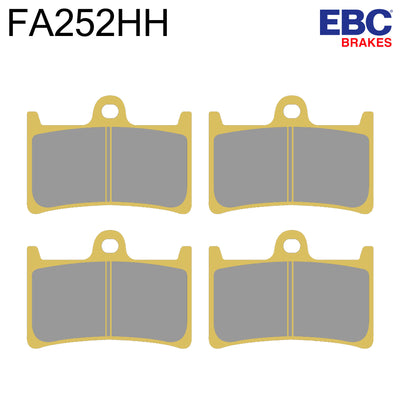 EBC HH Sintered Front Brake Pads FA252HH (Two Calipers)