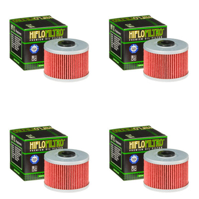 Bundle of 4 Hiflo Filtro HF112 Premium Oil Filters