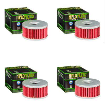 Bundle of 4 Hiflo Filtro HF136 Premium Oil Filters