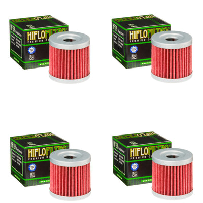 Bundle of 4 Hiflo Filtro HF139 Premium Oil Filters