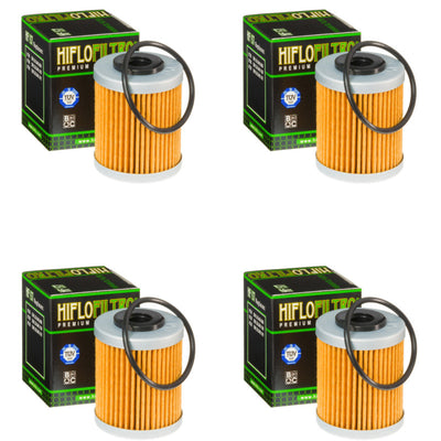 Bundle of 4 Hiflo Filtro HF157 Premium Oil Filters