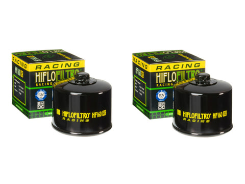 Pair of Hiflo Filtro HF160RC High Performance Racing Oil Filters