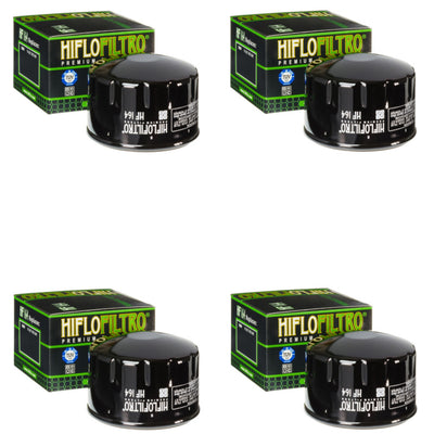 Bundle of 4 Hiflo Filtro HF164 Premium Oil Filters