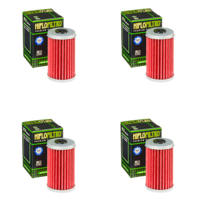 Bundle of 4 Hiflo Filtro HF169 Premium Oil Filters