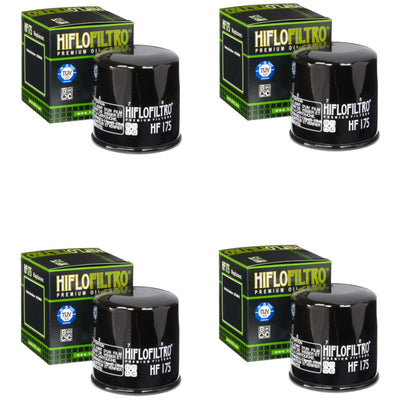 Bundle of 4 Hiflo Filtro HF175 Premium Oil Filters