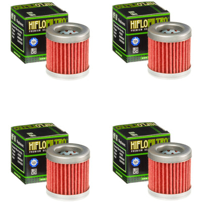Bundle of 4 Hiflo Filtro HF181 Premium Oil Filters