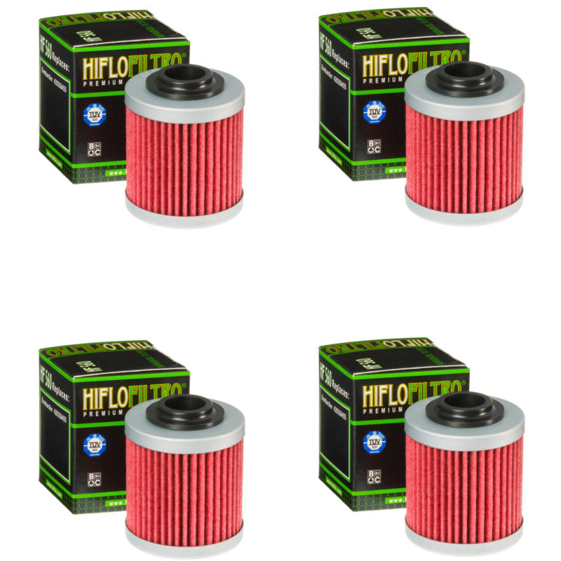 Bundle of 4 Hiflo Filtro HF560 Premium Oil Filters