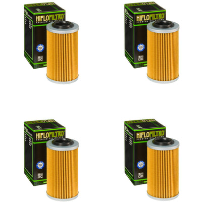 Bundle of 4 Hiflo Filtro HF564 Premium Oil Filters