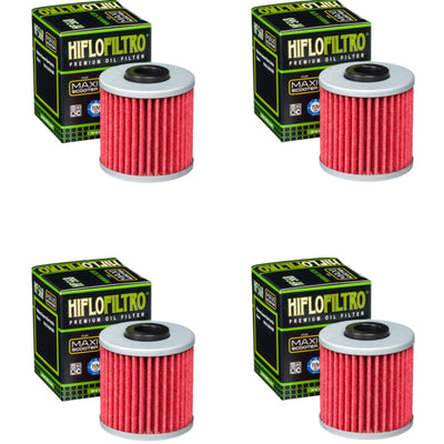 Bundle of 4 Hiflo Filtro HF568 Premium Oil Filters