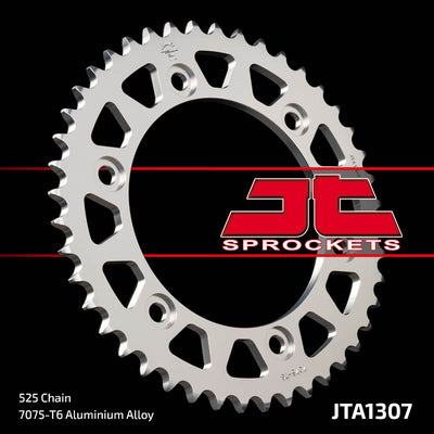 JTA1307 Rear Alloy Drive Motorcycle Sprocket 42 Teeth (JTA 1307.42)