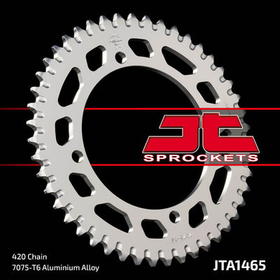 JTA1465 Rear Alloy Drive Motorcycle Sprocket 47 Teeth (JTA 1465.47)