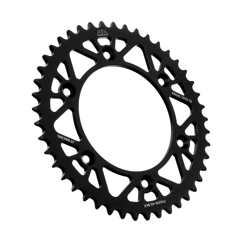 JT Racelite Ultra Lightweight Black Aluminium Rear Drive Sprocket (JTA 210.45BLK)