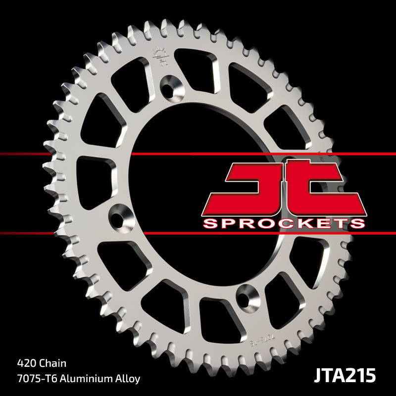 JTA215 Rear Alloy Drive Motorcycle Sprocket 50 Teeth (JTA 215.50)
