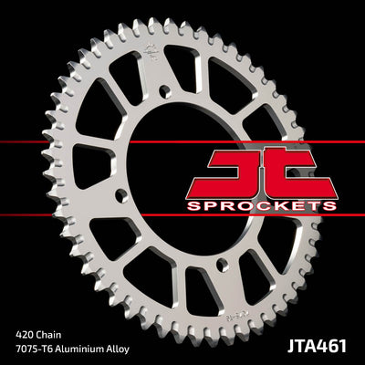 JTA461 Rear Alloy Drive Motorcycle Sprocket 51 Teeth (JTA 461.51)