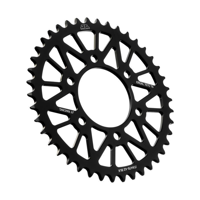 JT Racelite Ultra Lightweight Black Aluminium Rear Drive Sprocket (JTA 478.42BLK)