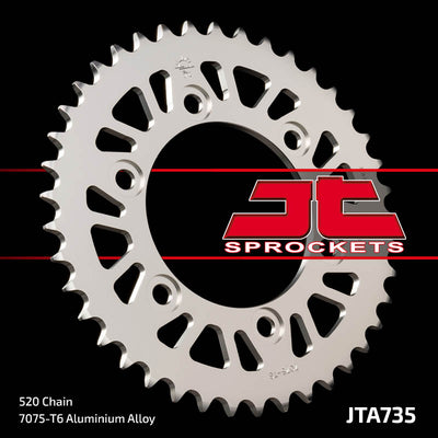 JTA735 Rear Alloy Drive Motorcycle Sprocket 37 Teeth (JTA 735.37)