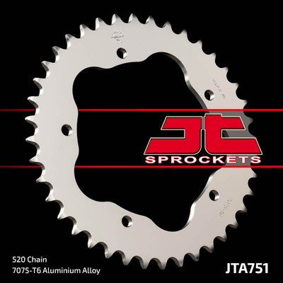 JTA751 Rear Alloy Drive Motorcycle Sprocket 38 Teeth (JTA 751.38)