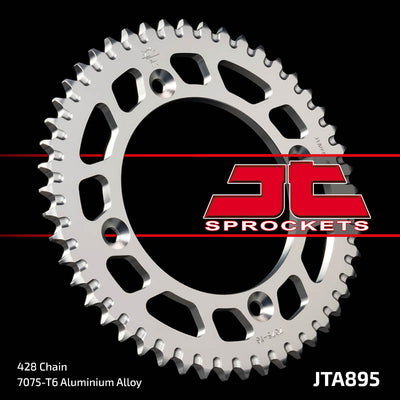 JTA895 Rear Alloy Drive Motorcycle Sprocket 46 Teeth (JTA 895.46)