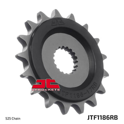 JTF1186 Rubber Cushioned Front Drive Motorcycle Sprocket 16 Teeth (JTF 1186.16)