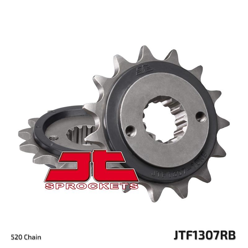JTF1307 Rubber Cushioned Front Drive Motorcycle Sprocket 15 Teeth (JTF 1307.15 RB)