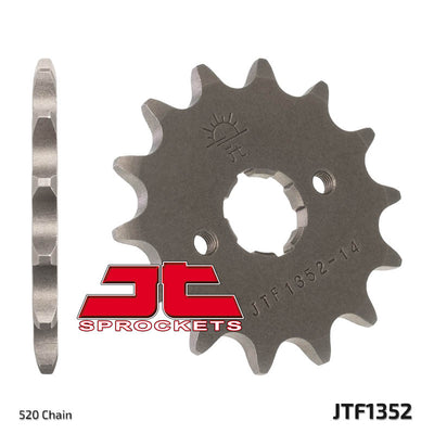 Front Motorcycle Sprocket for Honda_ATC200 X_86-87, Honda_TRX250 X / R_87-92, Honda_TRX300 EX Fourtrax_93-08, Honda_TRX300 X_09