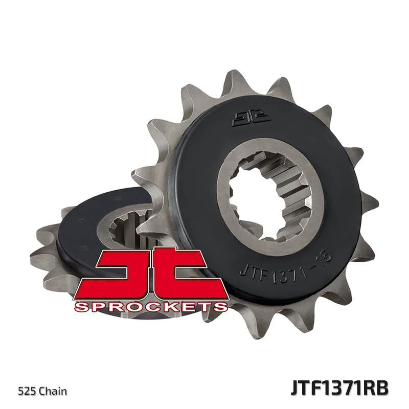 JTF1371 Rubber Cushioned Front Drive Motorcycle Sprocket 15 Teeth (JTF 1371.15 RB)