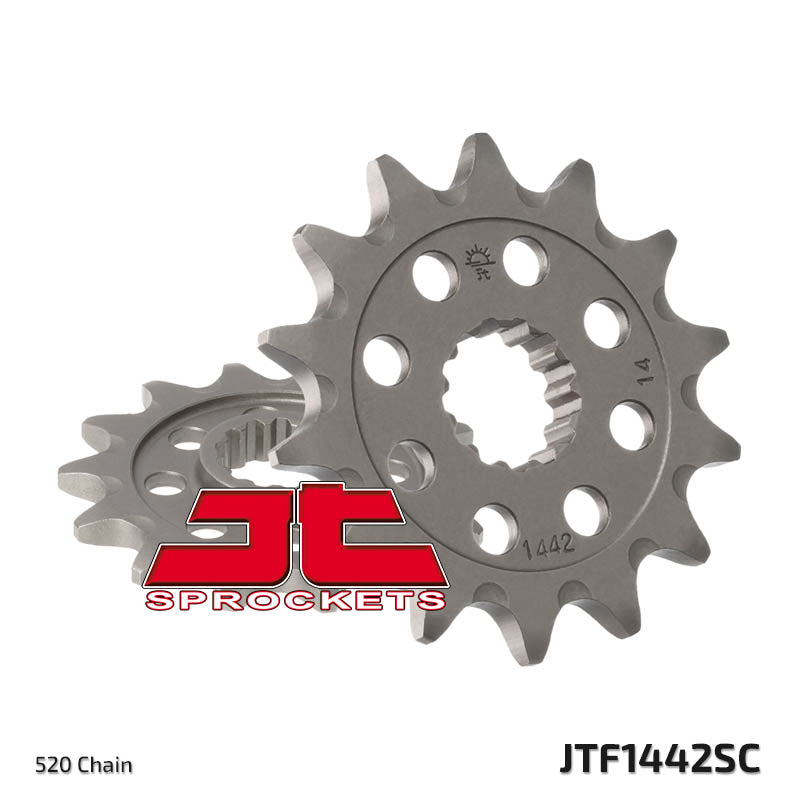JTF1442 Front Drive Motorcycle Sprocket Self Cleaning 13 Teeth (JTF 1442.13)