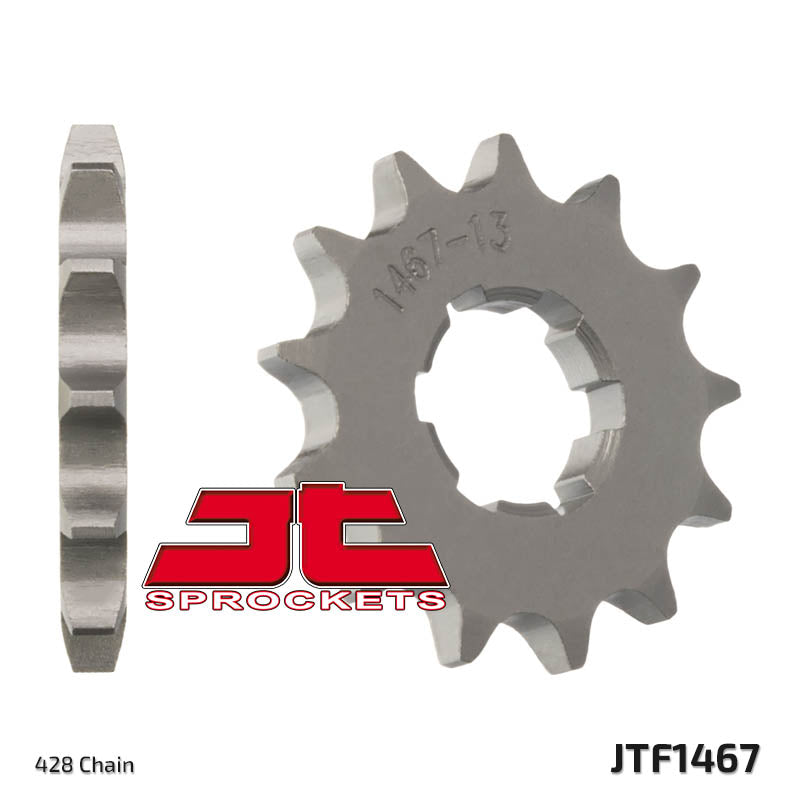 JTF1467 Front Drive Motorcycle Sprocket 13 Teeth (JTF 1467.13)