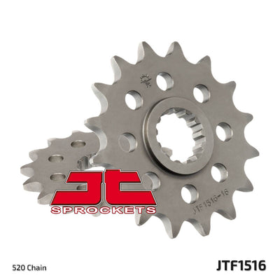 JTF1516 Front Drive Motorcycle Sprocket 15 Teeth (JTF 1516.15)