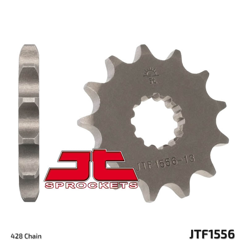 JTF1556 Front Drive Motorcycle Sprocket 13 Teeth (JTF 1556.13)