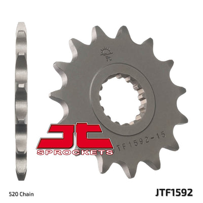 JTF1592 Front Drive Motorcycle Sprocket 14 Teeth (JTF 1592.14)