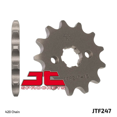 JTF247 Front Drive Motorcycle Sprocket 13 Teeth (JTF 247.13)