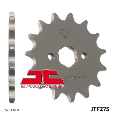 Front Motorcycle Sprocket for Honda_CB175 K6_74-76, Honda_CB200_76-79, Honda_XL175 K4_77