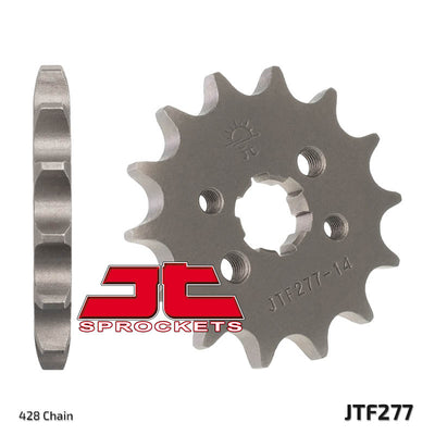 JTF277 Front Drive Motorcycle Sprocket 14 Teeth (JTF 277.14)