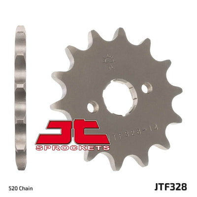 JTF328 Front Drive Motorcycle Sprocket 14 Teeth (JTF 328.14)