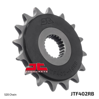 JTF402 Rubber Cushioned Front Drive Motorcycle Sprocket 16 Teeth (JTF 402.16)